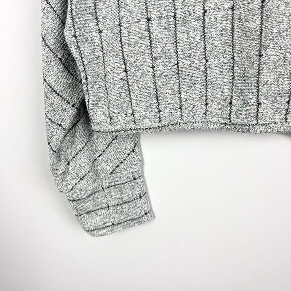 Dynamite Womens Medium Light Grey Knit Sweater Long Sleeve Cozy Pullover - Picture 4 of 5